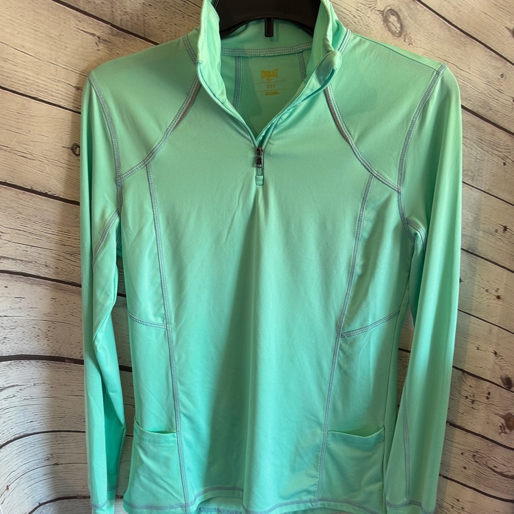 Everlast Light Green Quarter-Zip Pullover